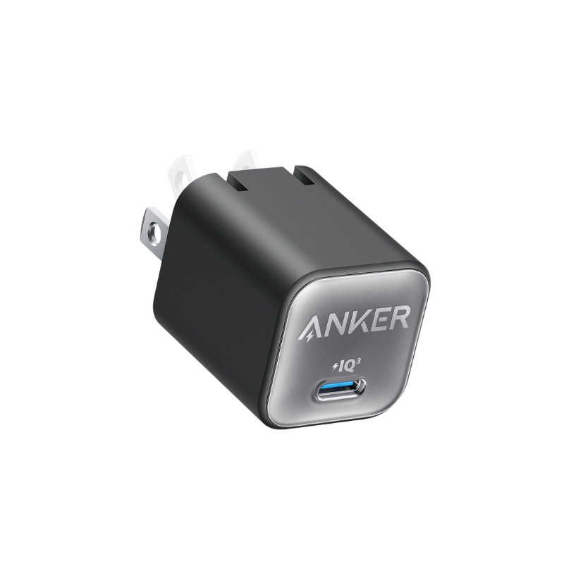 Anker USB charger on a white background
