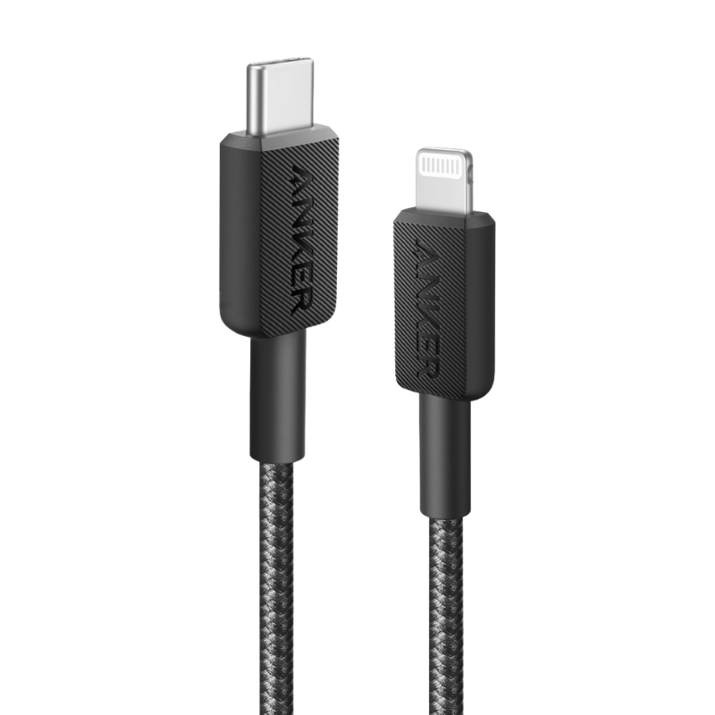 Anker 322 USB-C to Lightning Nylon Braided Cable (3ft)