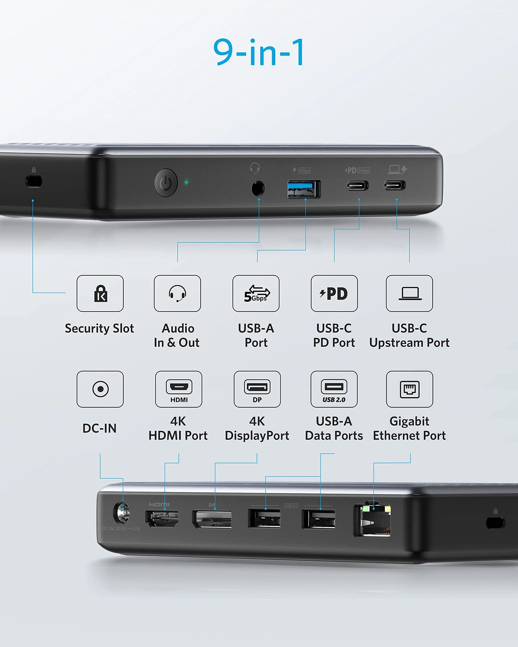 Anker PowerExpand 9-in-1 USB-C PD Dock