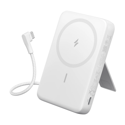 Anker Zolo Magnetic Power Bank (10,000mAh, 30W, Built-In USB-C Cable)