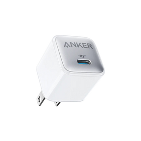 Anker USB charger on a white background