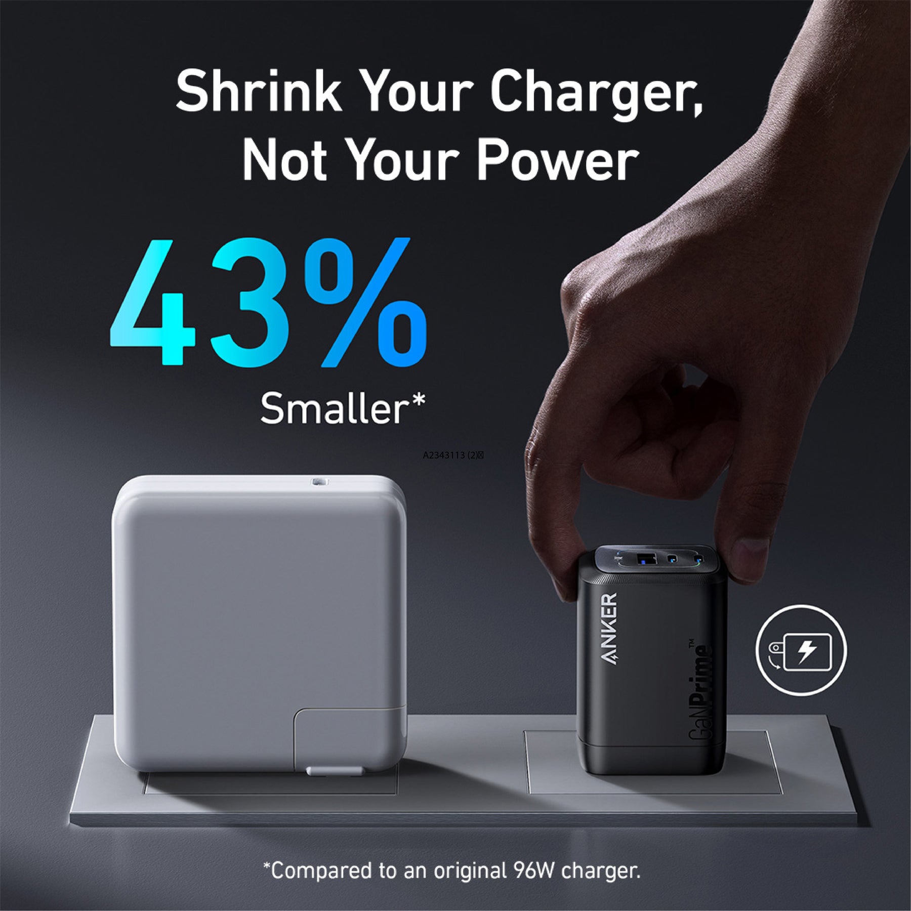 Anker Prime GaN Wall Charger (100W, 3 Ports)