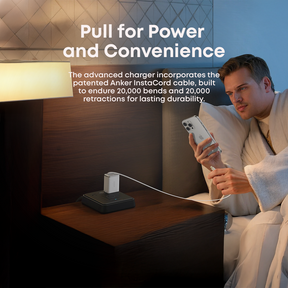 Anker Nano 35W USB-C Fast Wall Charger with Built-in USB-C Cable