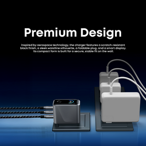 Anker Prime Charger (160W, 3-Port with Smart Display)