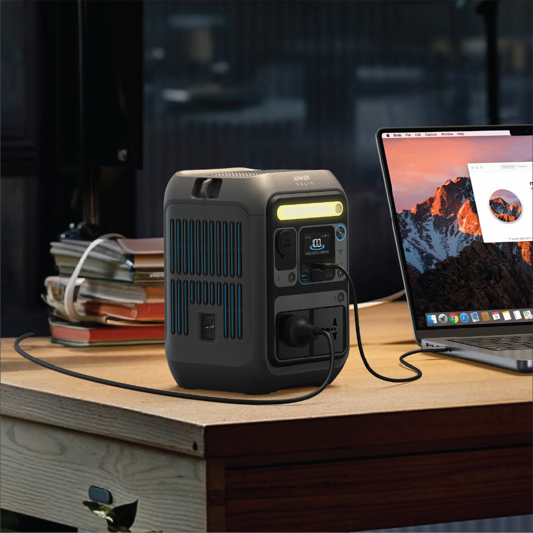 ANKER SOLIX C300 AC Portable Power Station (288Wh) Lifestyle