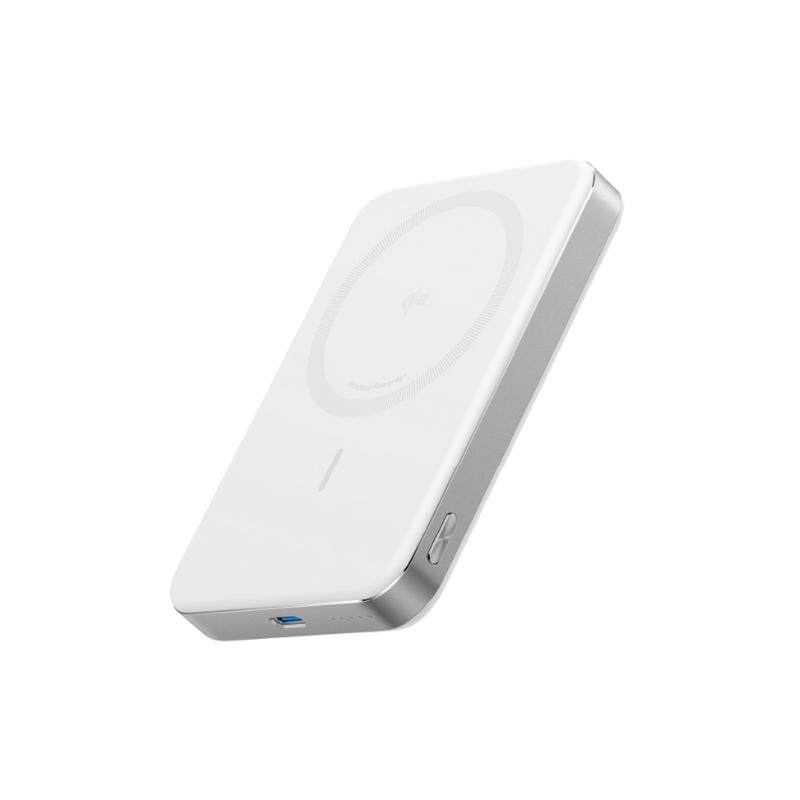 Anker MagGo Wireless Charger (10,000mAh, 15W) Aurora White.