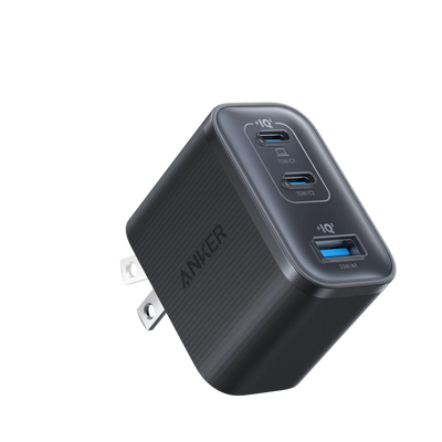 Anker Nano 70W 3-Port | Fast Wall Charger for Phone and Laptop