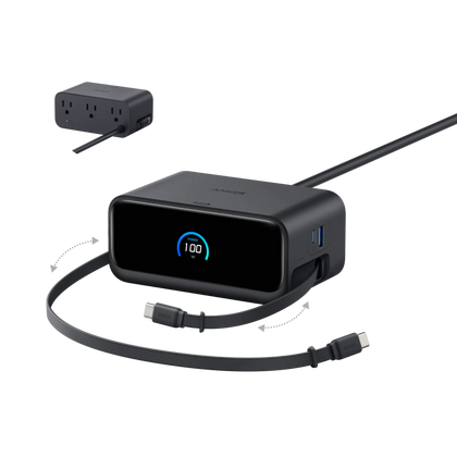 Anker Nano Charging Station (7-in-1, 100W) Black