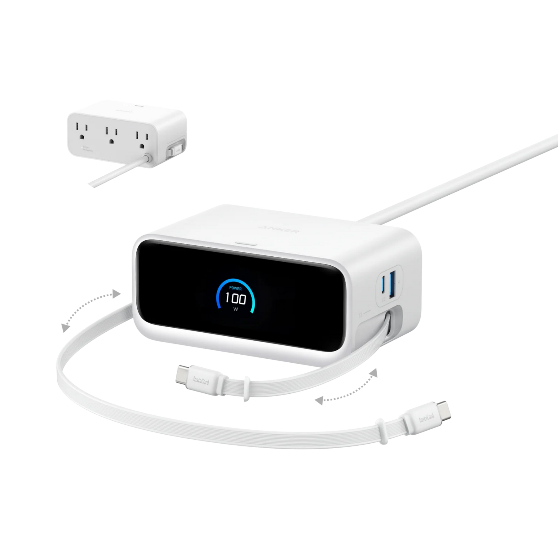 Anker Nano Charging Station (7-in-1, 100W) White
