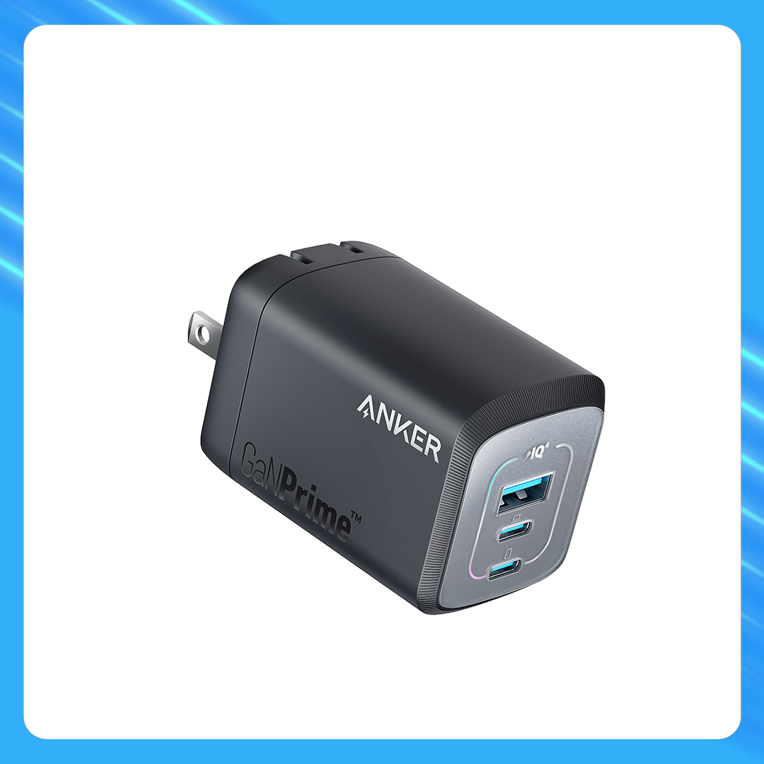 Anker Prime GaN Wall Charger (100W, 3 Ports)