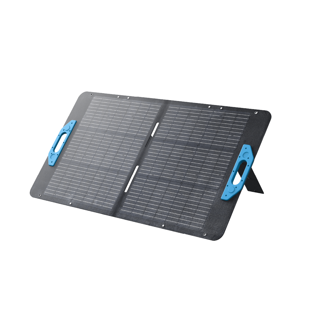 Anker SOLIX PS100 Portable Solar Panel 100W Front Left Image