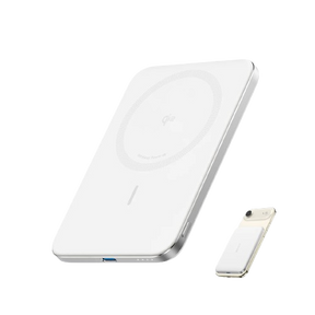 White Anker Nano Power Bank Ultra-Slim on a white background