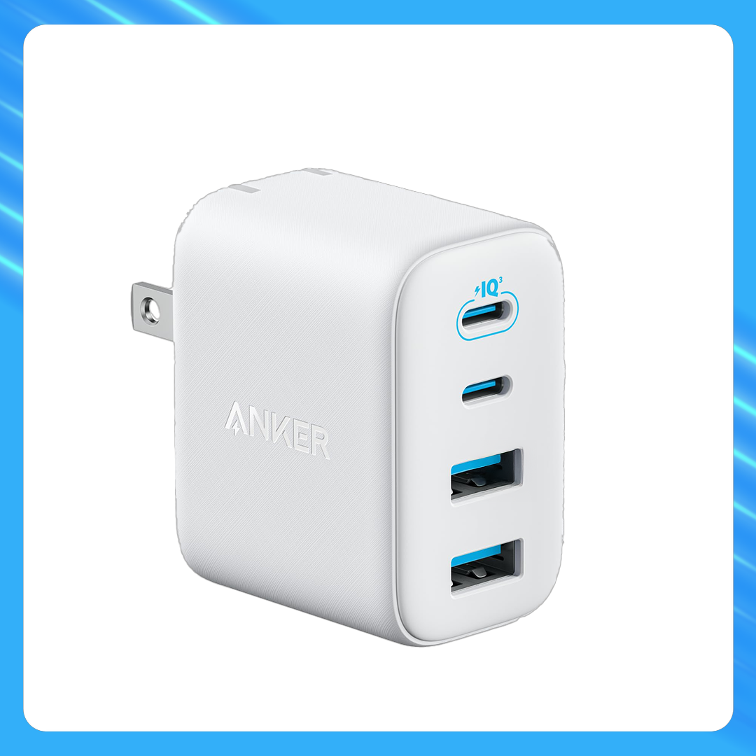 Anker Zolo USB-C 50W 4-Port Charger Block (2-Pack) White