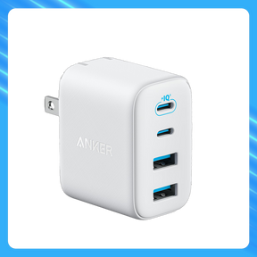 Anker Zolo USB-C 50W 4-Port Charger Block (2-Pack) White