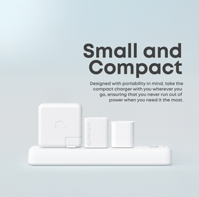 Anker 312 2-Ports Fast USB-C Charger Block with USB-C Cable (20W)