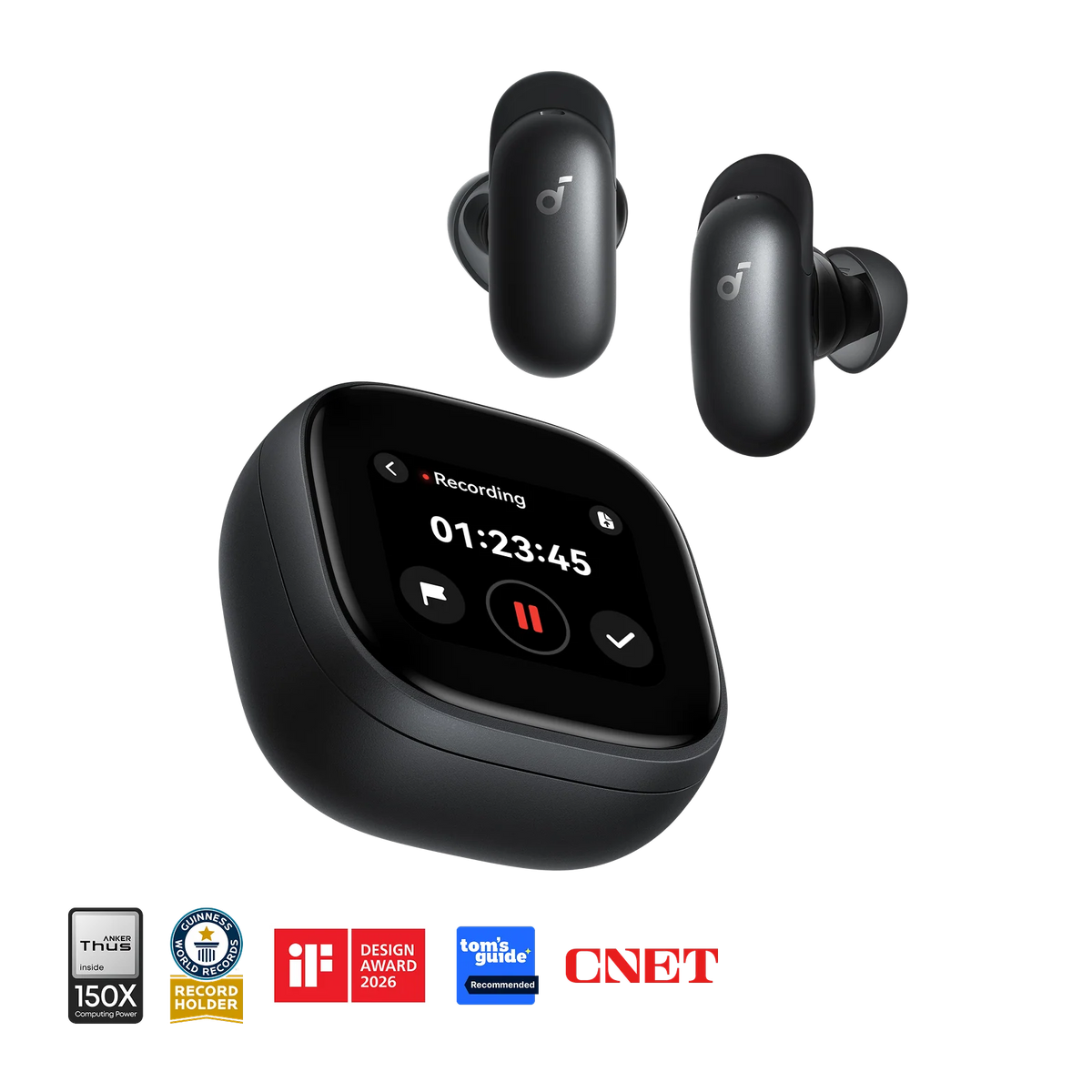 ANKER soundcore Liberty 5 Pro Max | AI Recording Earbuds for Creators