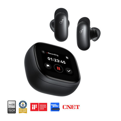 ANKER soundcore Liberty 5 Pro Max | AI Recording Earbuds for Creators