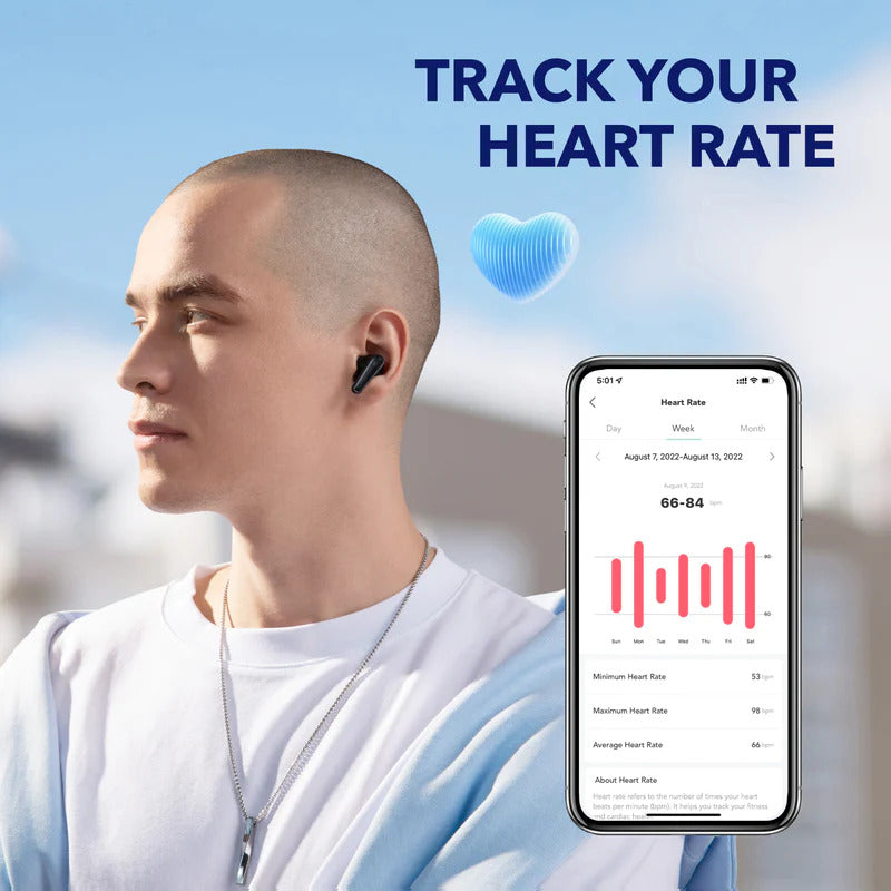 ANKER soundcore Liberty 4 | Premium Earbuds with Heart Rate Tracking