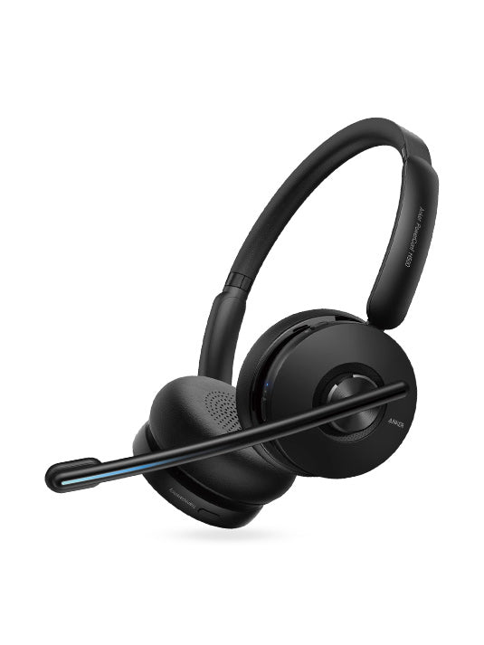 Anker PowerConf H500 Bluetooth Dual-Ear Headset with Microphone