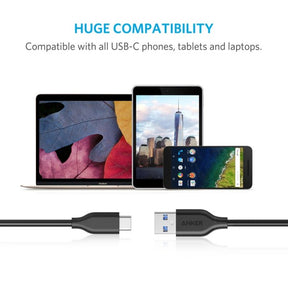 Anker PowerLine 3ft (USB-C to USB 3.0 Cable)