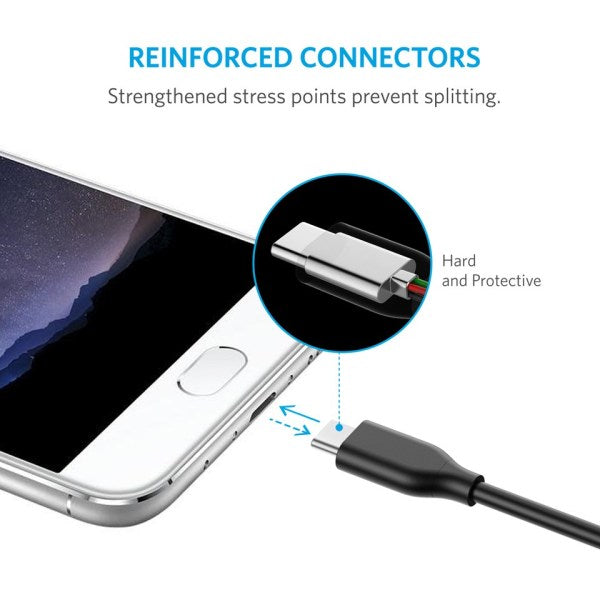 Anker PowerLine 3ft (USB-C to USB 3.0 Cable)